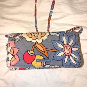 Vera Bradley Tropical Evening Crossbody Wallet
